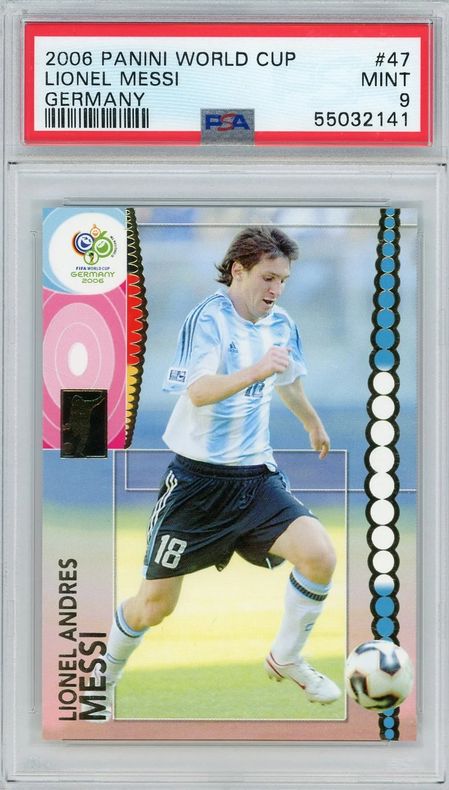 Panini 2006 World Cup  リオネル・メッシ  カード PANINI リオネル・メッシ 2006 WorldCup ルーキーカード